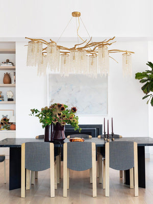 Modern Art Glass Crystal Chandelier