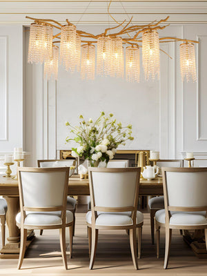 Modern Art Glass Crystal Chandelier