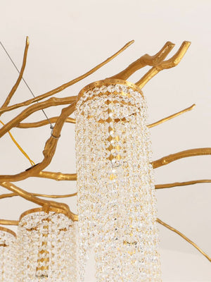 Modern Art Glass Crystal Chandelier