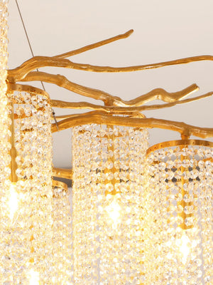 Modern Art Glass Crystal Chandelier