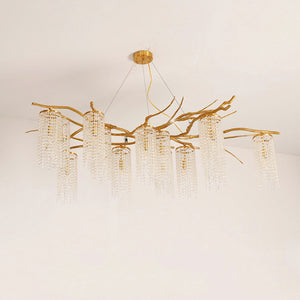 Modern Art Glass Crystal Chandelier