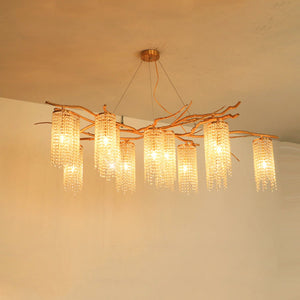 Modern Art Glass Crystal Chandelier