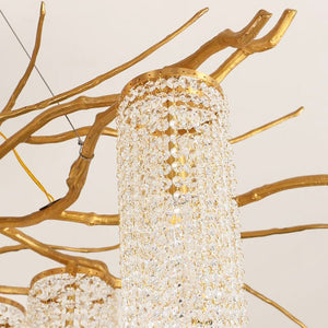 Modern Art Glass Crystal Chandelier