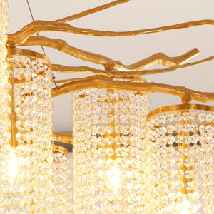 Modern Art Glass Crystal Chandelier