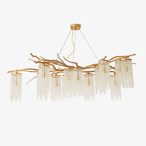Modern Art Glass Crystal Chandelier