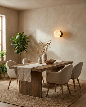 Forte Alabaster Wall Sconce
