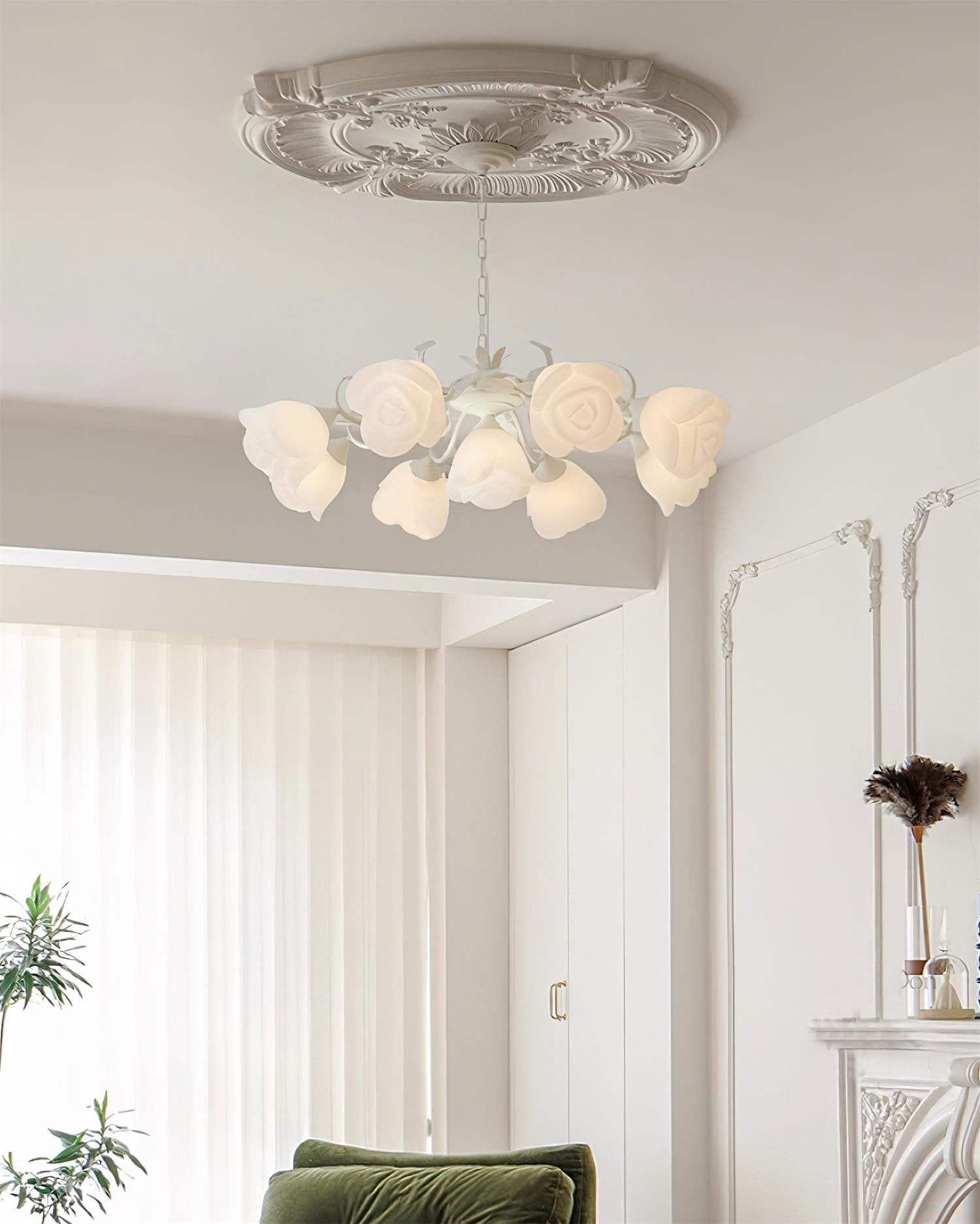 French Siena Chandelier