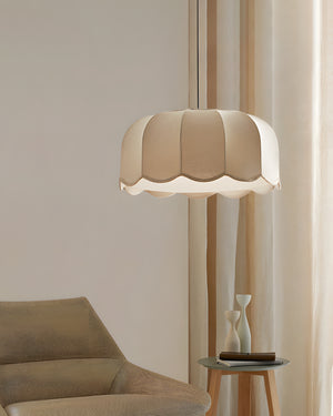 Scalloped Pendant Lamp