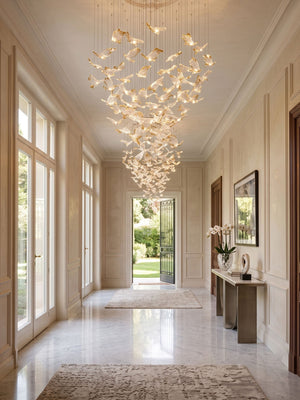 Frosted Petals Frozen Chandelier
