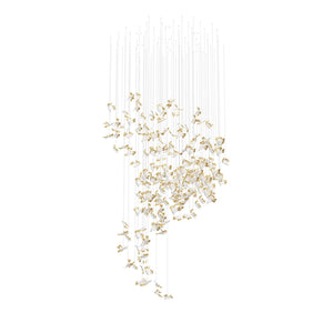 Frosted Petals Frozen Chandelier