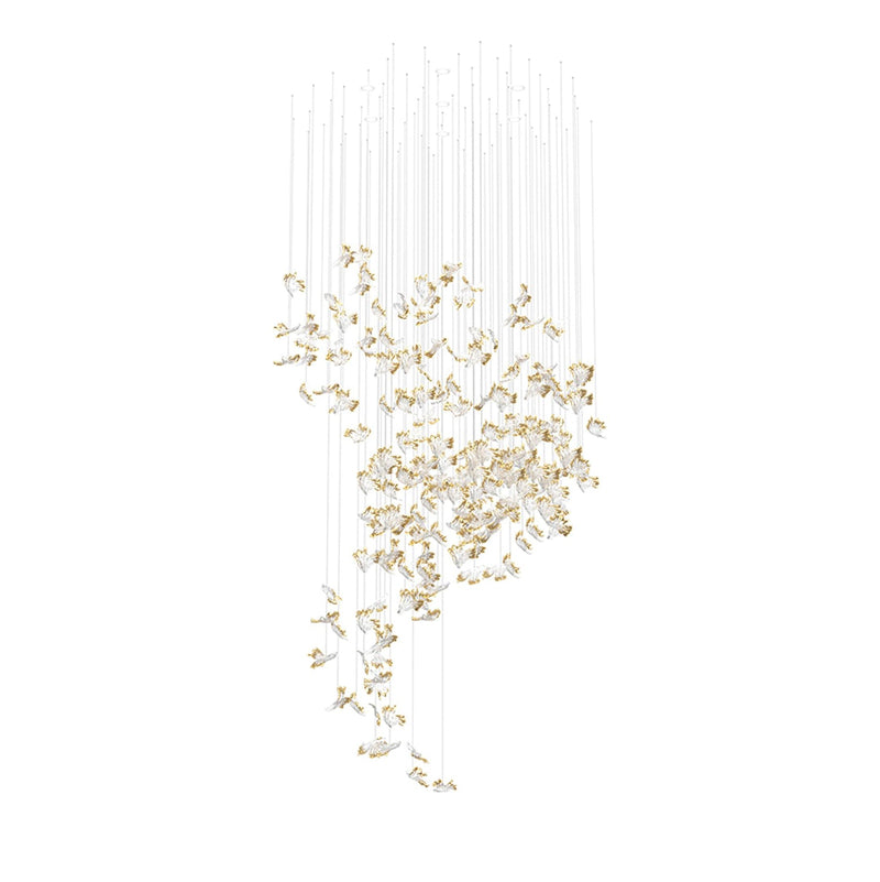Frosted Petals Frozen Chandelier – detail 13