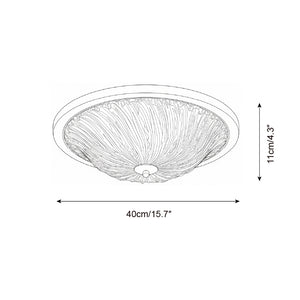 Frostwave Ripple Ceiling Lamp