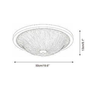 Frostwave Ripple Ceiling Lamp