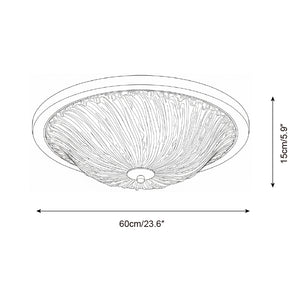 Frostwave Ripple Ceiling Lamp
