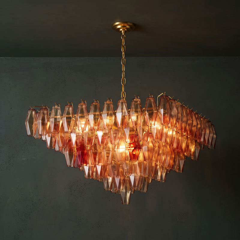 Candelabro Empire Prism Fucsia