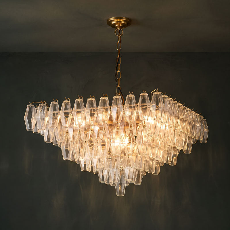 Fuchsia Prism Empire Chandelier