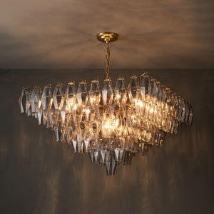 Fuchsia Prism Empire Chandelier