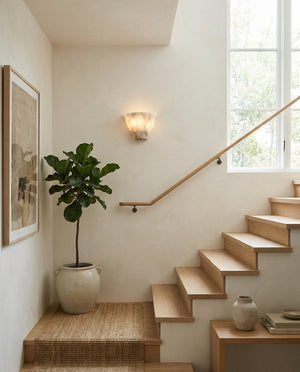 Fun Guy Alabaster Wall Sconce