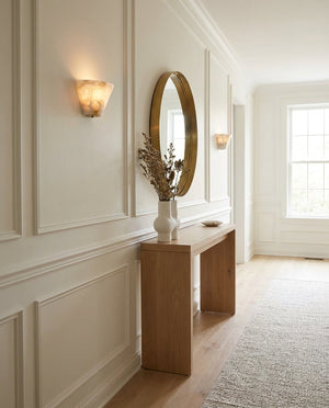 Fun Guy Alabaster Wall Sconce