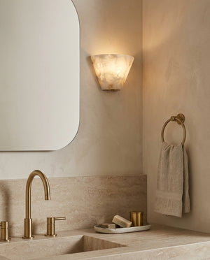 Fun Guy Alabaster Wall Sconce