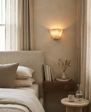 Fun Guy Alabaster Wall Sconce