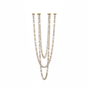 Gabriel Cascade K9 Crystal Chandelier