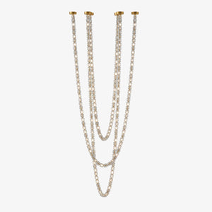 Gabriel Cascade K9 Crystal Chandelier