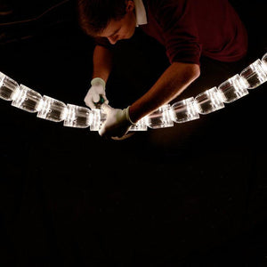 The Gabriel Spiral LED Chandelier | Custom Size & Made-to-Order Lighting for Luxury Residences & Commercial Spaces