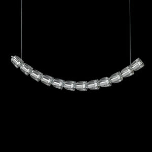 The Gabriel Curved LED Chandelier | Custom Size & Made-to-Order Lighting for Luxury Homes & Commercial Spaces