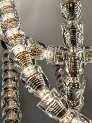 The Gabriel Knot LED Chandelier | Custom Size & Made-to-Order Lighting for Luxury Homes & Commercial Spaces