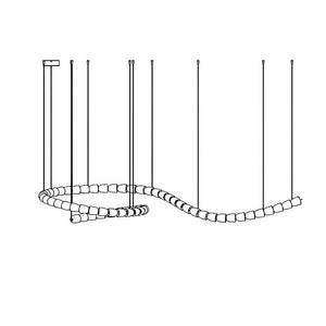 Gabriel Wave LED Chandelier