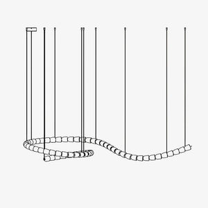 Gabriel Wave LED Chandelier