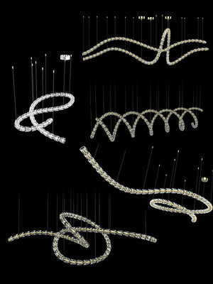 The Gabriel Branch LED Chandelier | Custom Size & Made-to-Order Lighting for Luxury Homes & Commercial Spaces