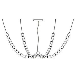 Gabriel Chrome Chandelier