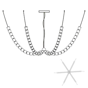 Gabriel Chrome Chandelier