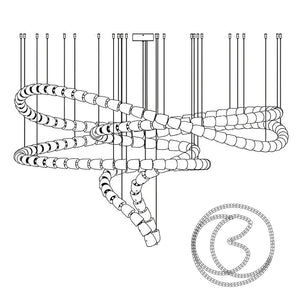 Gabriel Chrome Chandelier