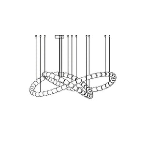 Gabriel Infinity Loop LED Chandelier