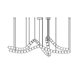 Gabriel Waveform LED Chandelier