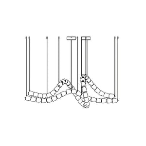 Gabriel Waveform LED Chandelier