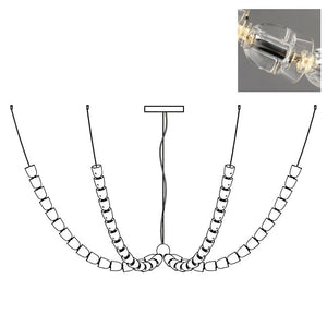 The Gabriel Branch LED Chandelier | Custom Size & Made-to-Order Lighting for Luxury Homes & Commercial Spaces
