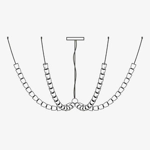 The Gabriel Branch LED Chandelier | Custom Size & Made-to-Order Lighting for Luxury Homes & Commercial Spaces