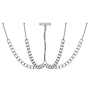The Gabriel Branch LED Chandelier | Custom Size & Made-to-Order Lighting for Luxury Homes & Commercial Spaces