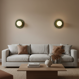 Gaia Green Marble Wall Lamp