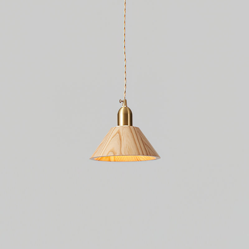 Rosie Wood Pendant Lamp – detail 17