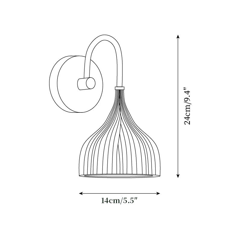 Garay Wall Lamp — 寸法図 1