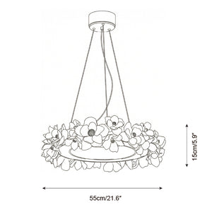 Gardenia Loop Chandelier