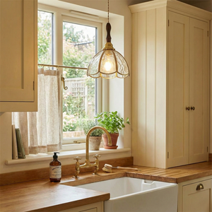 Lámpara colgante retro Latta