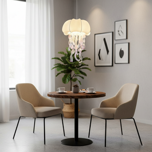 Lámpara colgante de tela Medusa 