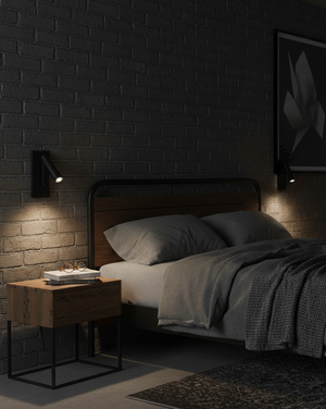 Aplique con interruptor micro cuadrado