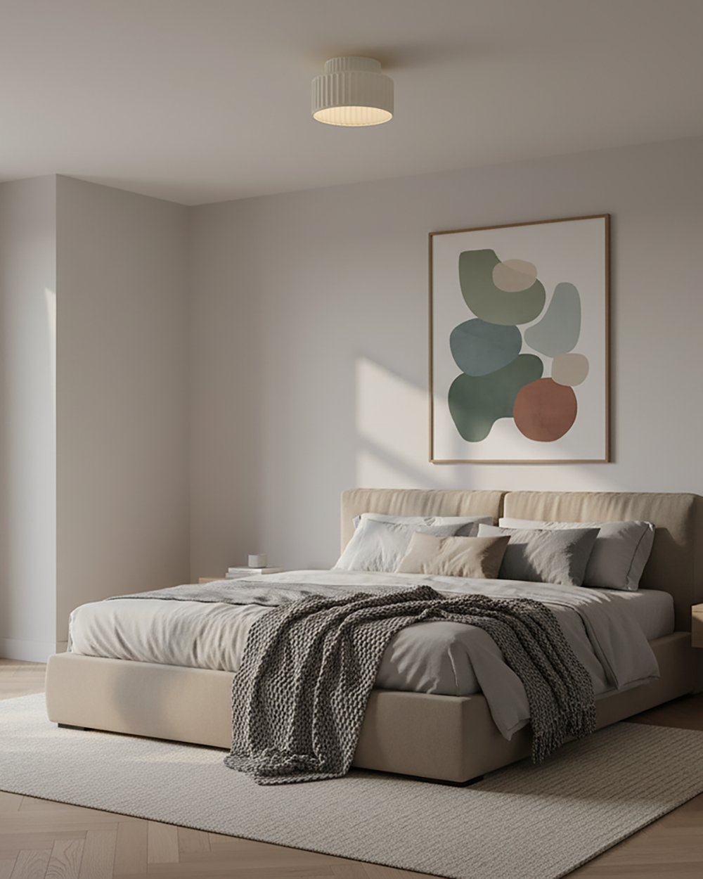 مصباح سقف كامي 11.8 - 6.2 بوصة